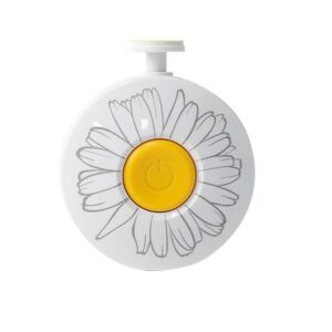 Macvi® elektromos körömakkumulátor készlet gyerekeknek és babáknak, 6 fejű, puha, biztonságos, csendes működés, kompakt, fehér színű