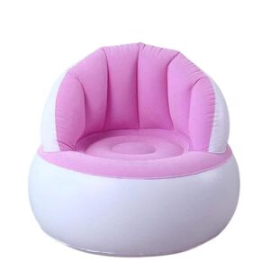 Kényelmes felfújható szék, pumpával, modern design, 85x70 cm-es méretek, ideális beltéri és kültéri használatra, rózsaszínű