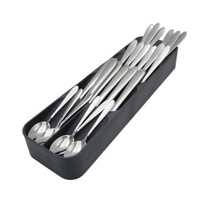 Evőeszköztartó Macvi® kompakt szervező tartós anyag modern design modern design nagy stabilitás szürke színű