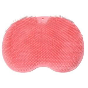 Macvi rózsaszín szilikon talpmasszázs szőnyeg zuhanyzóba vagy fürdőszobába - Masszírozó gép