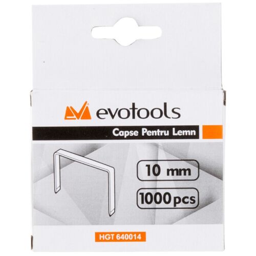 Evotools 10 mm-es kapcsok fához, 1000 db-os csomag - Ipari tűzőkapocs