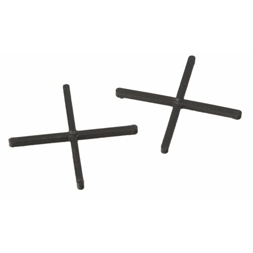 Fekete műanyag csempe távtartók, 4 mm - Fugakereszt