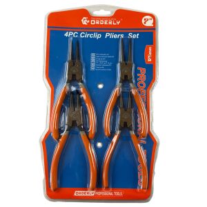 ORDERLY 4 részes biztosítógyűrű fogókészlet, 175 mm, 2'' (6245)
