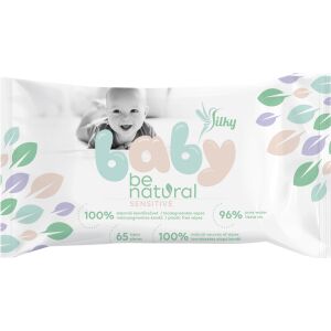 Silky Baby Be Natural Sensitive 100% lebomló, lehúzható babatörlőkendő
