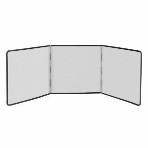 SIKS L alakú összecsukható tűzhely fröccsenésvédő, ezüst fém - SIKS