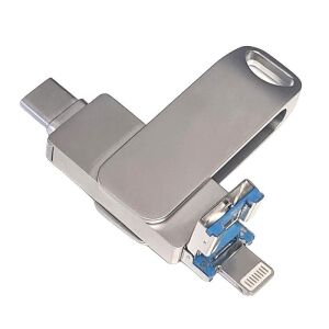 SIKS 4 az 1-ben 512GB USB meghajtó USB 3.0, Type-C és Lightning csatlakozókkal - SIKS
