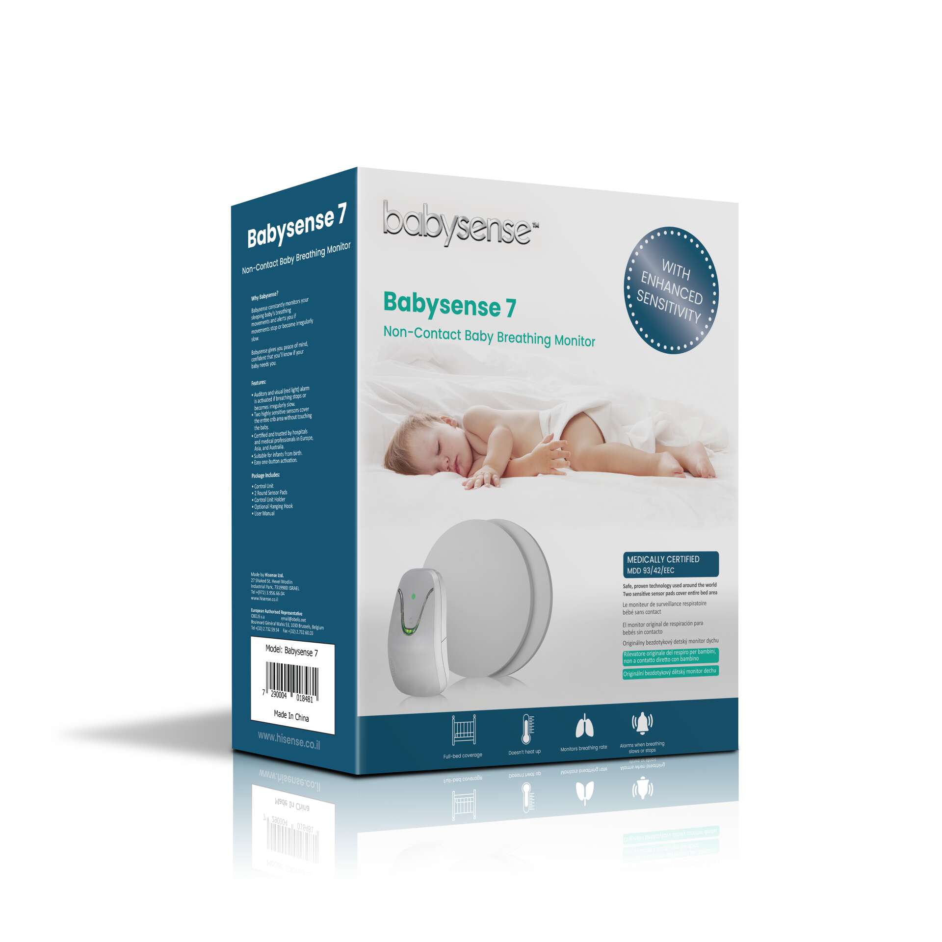 Babysense 7 breathing monitor - légzésfigyelő készülék