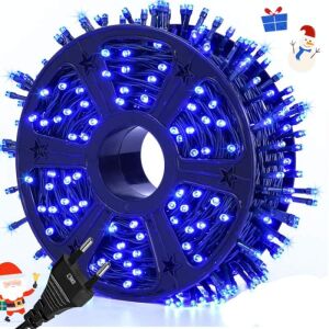 SIKS 50m Kék Karácsonyi Fényfüzér Tekercsen - SIKS