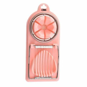 SIKS EGG1 rózsaszín többfunkciós tojásszeletelő főtt tojáshoz - Kézi aprító, Kézi mixer, Gyümölcscentrifuga és préselő és Elektromos tésztagép