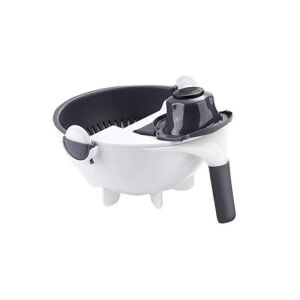 SIKS Többfunkciós szeletelő szűrővel és hámozóval, ferde nézet - Kézi aprító, Kézi mixer, Gyümölcscentrifuga és préselő és Elektromos tésztagép