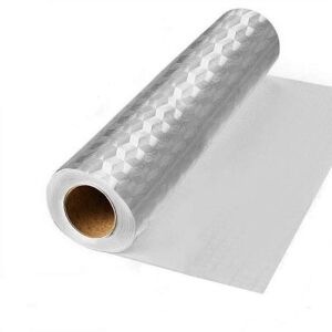 SIKS ezüst alumínium konyhai öntapadó fólia tekercs, 60cm x 5m - Üvegfólia