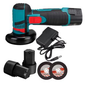 SIKS akkus mini sarokcsiszoló akkumulátorral, töltővel és vágókorongokkal - SIKS