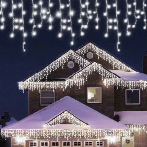 SIKS Folyó Karácsonyi Installáció ház tetején, kültéri karácsonyi fények - SIKS