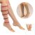 SIKS kompressziós zokni cipzárral a vérkeringés serkentésére, bézs, S/M, használati példák
