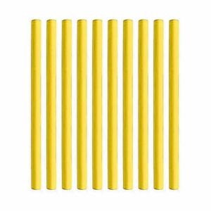 SIKS Sárga Rugalmas Hajcsavaró szett, 10 db - Hajcsavaró