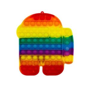 SIKS Pop It Now szivárvány színű Among Us alakú szenzoros fidget játék - SIKS