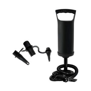 SIKS kézi légpumpa felfújható termékekhez tömlővel és 3 adapterrel - Pumpa