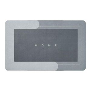 SIKS Home szürke fürdőszobaszőnyeg, téglalap alakú, 80x50 cm - Fürdőszoba bútor