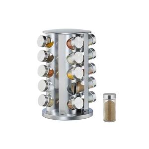 SIKS forgó fűszertartó 16 üveg fűszertartóval, fűszerekkel töltve - SIKS