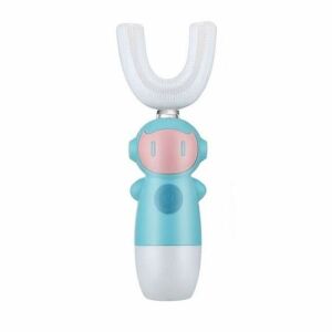 SIKS Gyerek U alakú elektromos fogkefe, kék robot design - Elektromos fogkefe