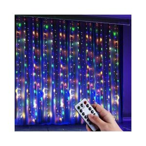 SIKS karácsonyi függönylámpa 3x3m távirányítóval - Fényfüzér