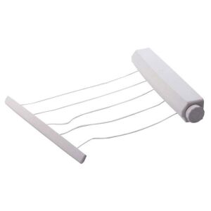 SIKS visszahúzható ruhaszárító, falra szerelhető, 5 soros - SIKS