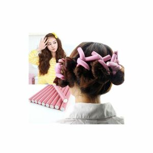 SIKS hajcsavarók használat közben, göndör fürtöket készítve - Hajcsavaró