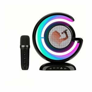 SIKS YS110 Karaoke Mikrofon és Hangszóró Szett RGB LED Fényekkel - SIKS