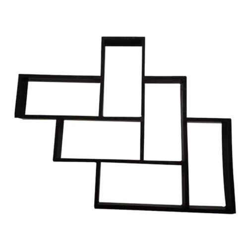 SIKS Contour forma bélyegzett beton vagy díszkő járda öntéséhez, természetes utánzatú formasablon, 6-os modell bélyegző, műanyag, méretek 40 x 4 x 59 cm