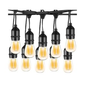 SIKS dekoratív fényfüzér LED izzókkal, fekete kábellel - SIKS