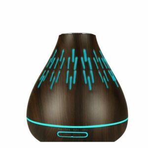 SIKS Sötét fa mintázatú ultrahangos diffúzor LED világítással - SIKS