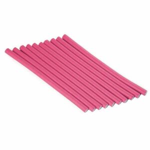 SIKS rugalmas hajcsavarók, rózsaszín, 10 darabos készlet - Hajcsavaró