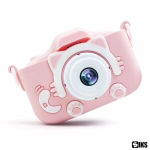 SIKS Rózsaszín Macska Gyerek Kamera ferde nézetből - SIKS