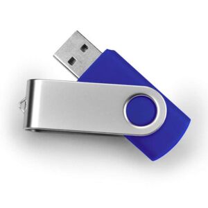 SIKS Kék Forgatható USB Meghajtó 8GB - Hordozható Adattárolás - Pendrive
