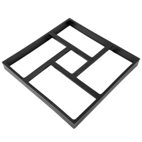 SIKS Contour forma bélyegzett beton vagy díszkő járda öntéséhez, természetes utánzatú formasablon, 4-es modell bélyegző, műanyag, méretek 39,5 x 4 x 39,5 cm