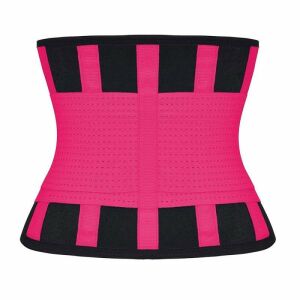 SIKS fekete és rózsaszín neoprén karcsúsító deréköv - Alakformálás