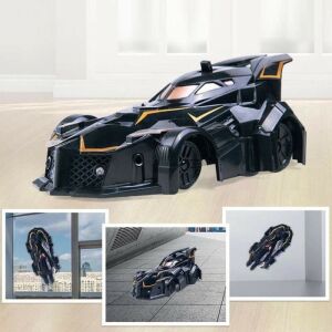 SIKS Antigravitációs autó kollázs, amely bemutatja a falon, ablakon és padlón való mászást - SIKS