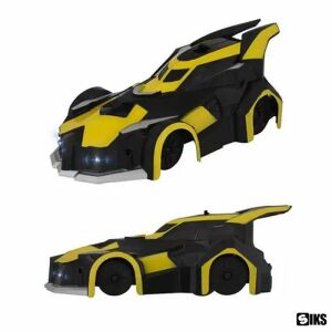 SIKS Falmászó RC Autó, Sárga és Fekete, Több Nézet - SIKS