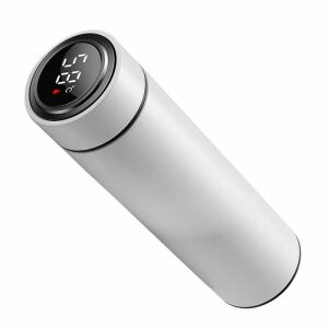 SIKS Fehér Intelligens Termosz Hőmérővel, 500ml - Termosz és italtartó