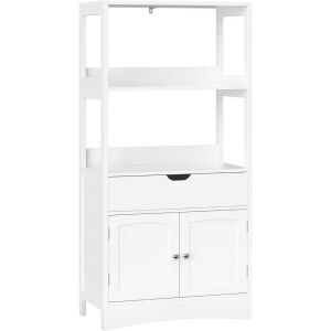 Gardróbszekrény, fürdőszoba szekrény, fehér.