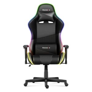 Gamer szék, FORCE RGB LED fekete carbon