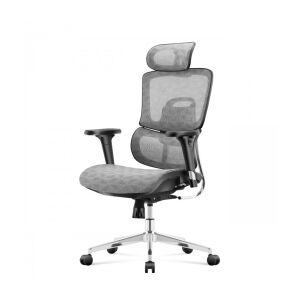 Mark Adler Expert 8.0 ergonomikus irodai szék állítható fejtámlával és szellőző hálóval, oldalnézet - Mark Adler