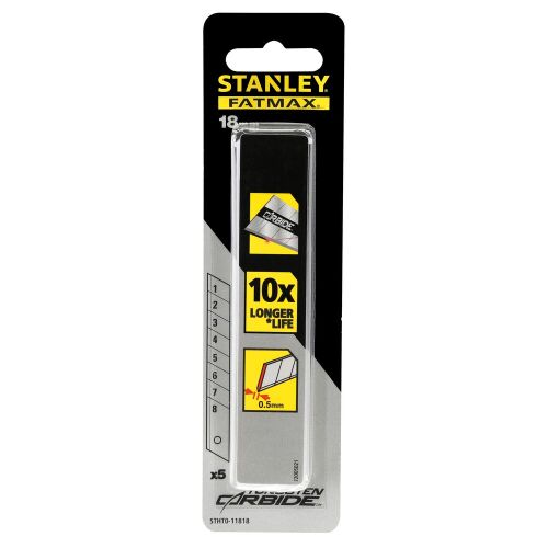 STANLEY - Set 5 lame segmentate FatMax cu carbura tungsten, 18mm [STHT0-11818] 129664108