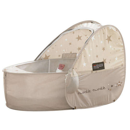 Koo-di Pop Up Sun & Sleep travel bassinet-twinkle Utazóágy #bézs 