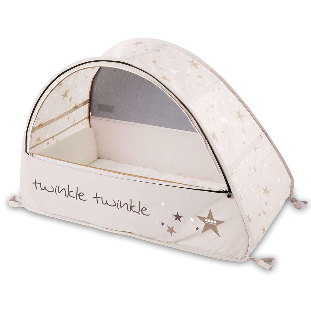 Koo-di Pop Up Sun&Sleep travel bubble cot, twinkle Utazóágy #bézs