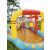 Play Center loc de joaca acvatic, bazin pentru copii, centru de joaca gonflabil - cu tobogan si sala de bowling, 435x213x117cm 129678315