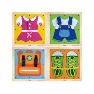 Wandspielzeug-Set - Kleidung fertigstellen, Viga