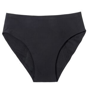 Chiloți Menstruali cu Cusături Lipite - Negru - XS, Negru 136117717 - Îmbrăcăminte pentru femei