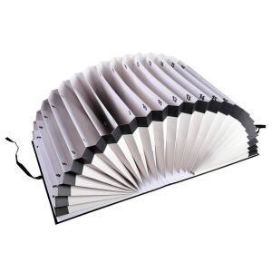 Előrendező 1-31 karton számozott tasakos Exacompta 61650B fekete 129693216 - Aláírókönyv