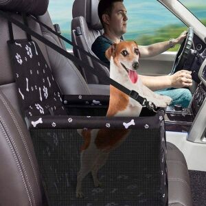 Scaun auto pentru câini și pisici, scaun auto înălțat pentru animale de companie cu lesă de siguranță - Petshop